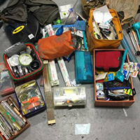 釣り具 針 糸 網 おもりなど 色々 大量